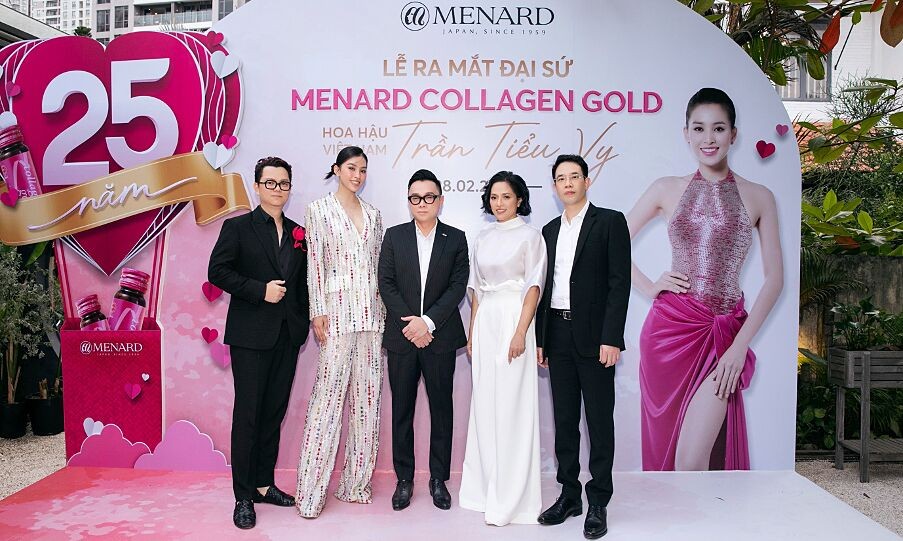 Hoa hậu Trần Tiểu Vy làm đại sứ Menard Collagen Gold