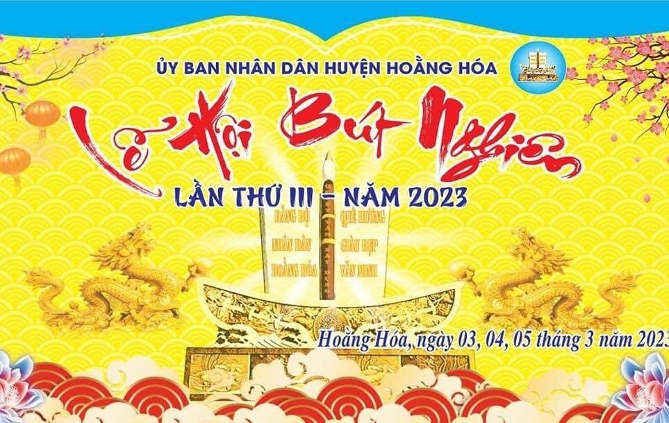 Hoằng Hoá (Thanh Hoá) tổ chức lễ hội Bút Nghiên lần thứ III năm 2023