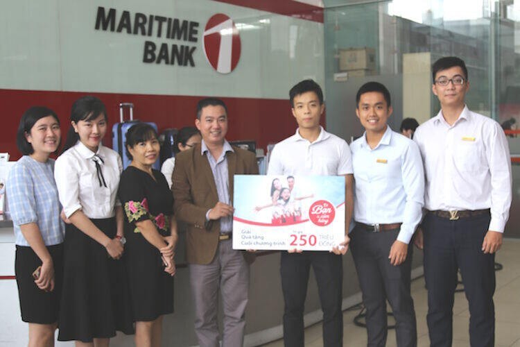 Maritime Bank trao thưởng sổ tiết kiệm 250 triệu đồng