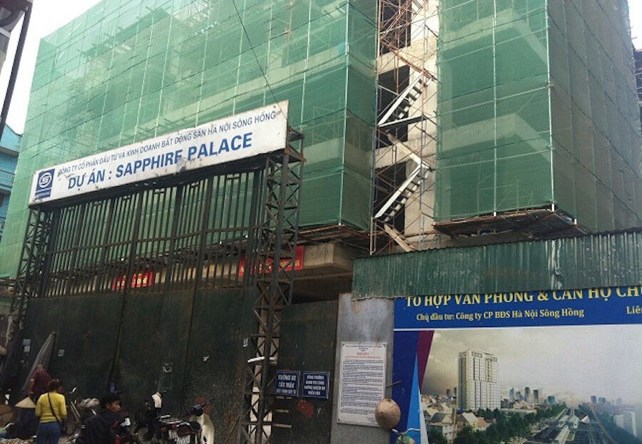 Chủ đầu tư dự án Sapphire Palace bị phạt về phòng cháy chữa cháy