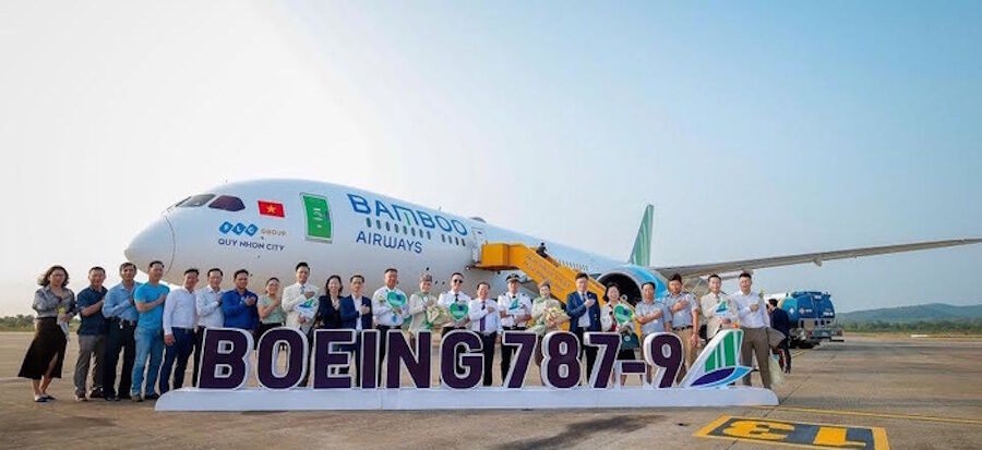 Bamboo Airways đón thêm hai siêu máy bay Boeing 787-9 Dreamliner