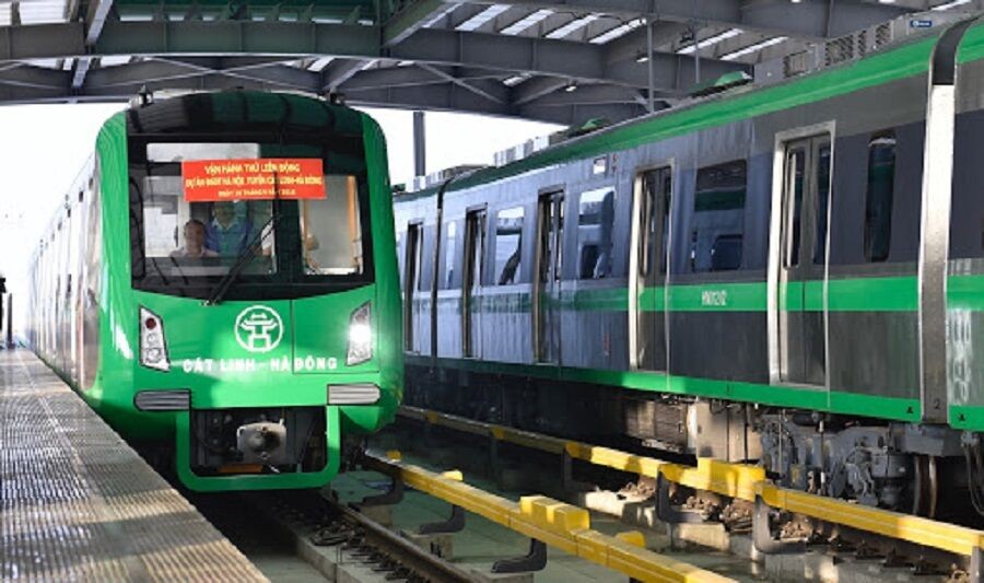Vận hành thử toàn hệ thống đường sắt Cát Linh-Hà Đông trong tháng 12/2020