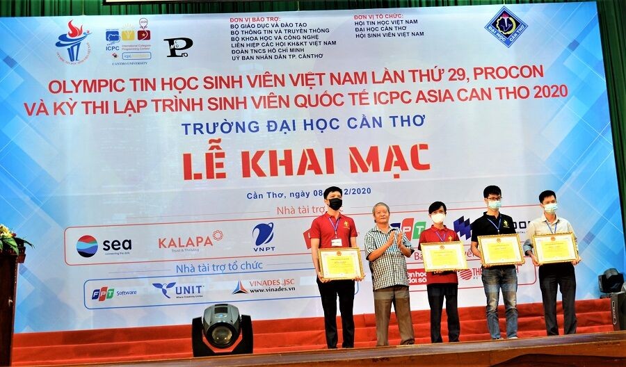 Tổng kết trao giải Kỳ thi OLP'20 - PROCON  và ICPC Asia Can Tho