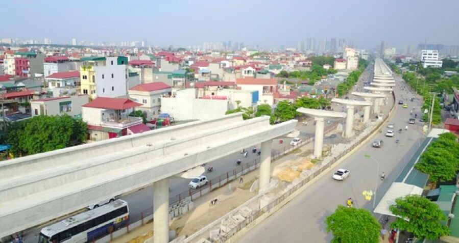 Sau thời gian dài chậm tiến độ, dự án đường sắt Nhổn - ga Hà Nội hoàn thành gói thầu đầu tiên