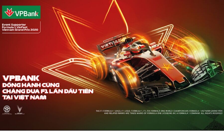 VPBank giảm 5% giá và tặng vé xem đua xe F1 Việt Nam Grand Prix