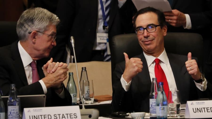 Chủ tịch Fed, Bộ trưởng Tài chính Mỹ họp khẩn với G7, bàn cách "chống" Covid-19