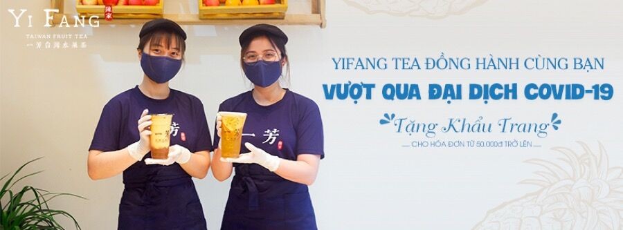 YiFang Tea tặng 10.000 khẩu trang chống dịch Covid-19