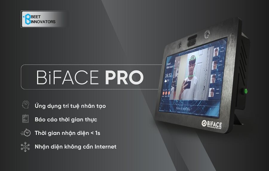Ra mắt sản phẩm BiFace Pro chấm công Made in Vietnam, sử dụng công nghệ AI