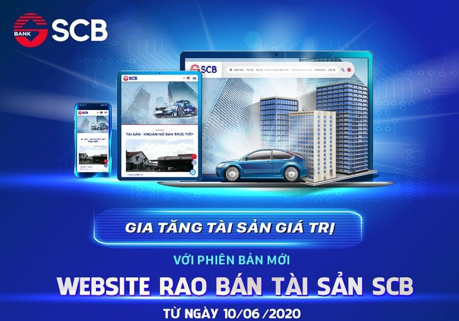 SCB ra mắt phiên bản mới của Website rao bán tài sản