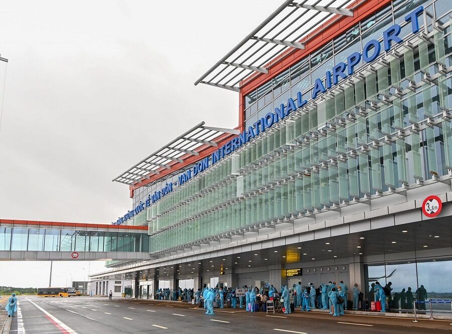 Sân bay Vân Đồn đón 278 công dân Việt Nam từ châu Âu về nước