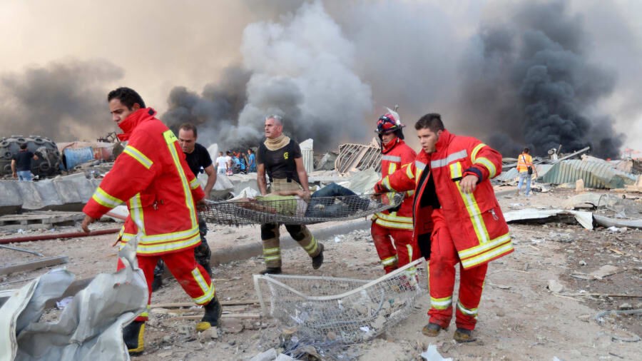 Vụ nổ kinh hoàng tại Beirut khiến gần 100 người thiệt mạng