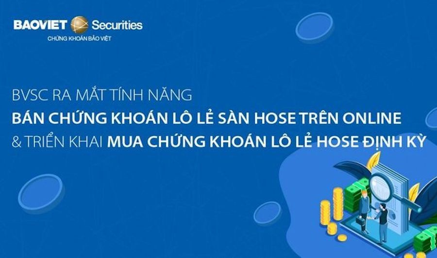 Chứng khoán Bảo Việt ra mắt tính năng bán lô lẻ cổ phiếu