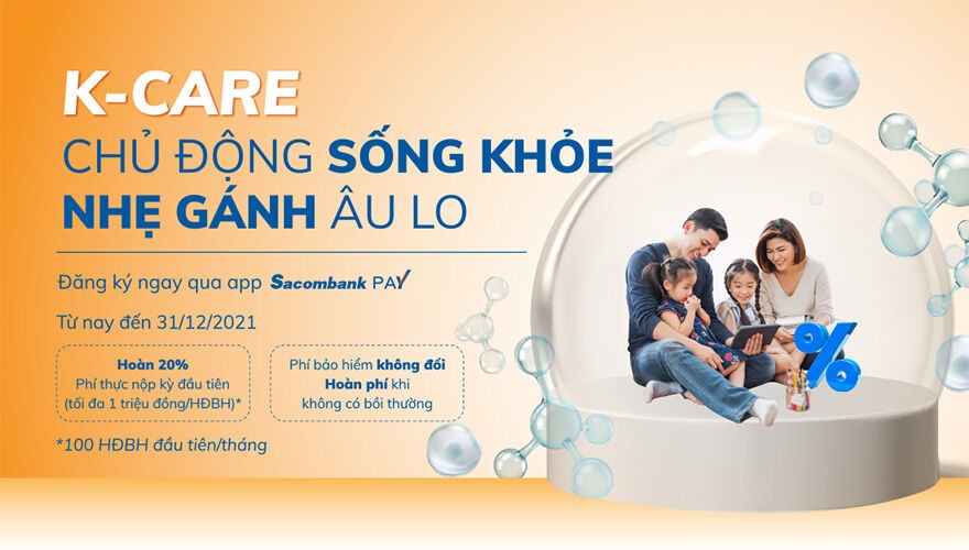 Dai-ichi Life Việt Nam và Sacombank ra mắt sản phẩm K-Care bảo hiểm bệnh ung thư trực tuyến