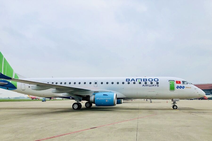 Bamboo Airways đón thêm máy bay phản lực Embraer