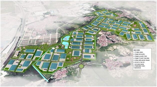 Quyết định chủ trương đầu tư hạ tầng khu công nghiệp Việt Hàn Bắc Giang