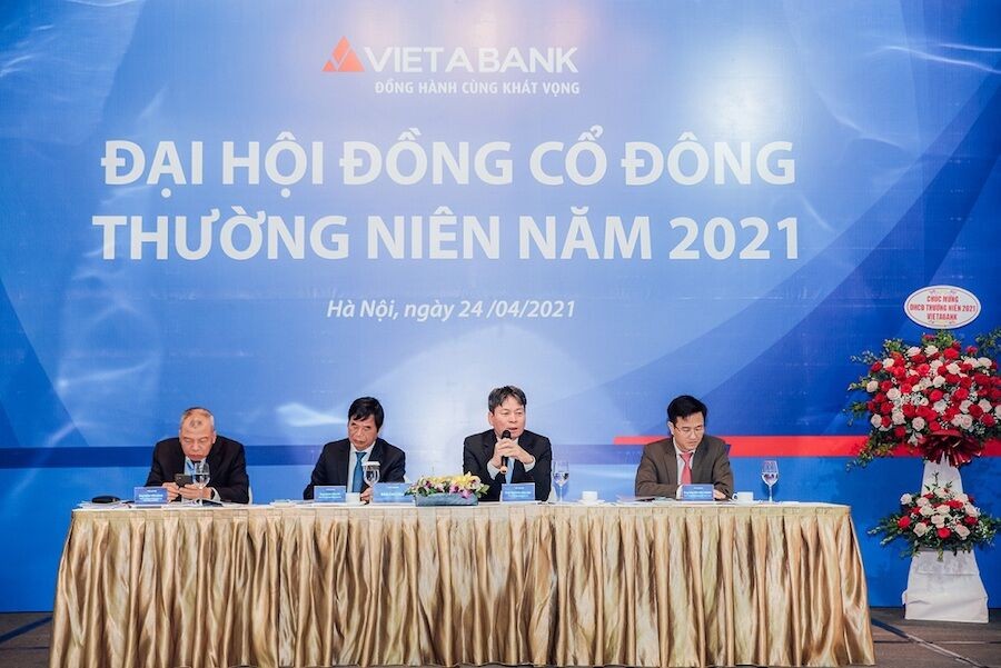 ĐHCĐ VietABank: Năm 2021 đặt mục tiêu tăng 61% lợi nhuận, tăng vốn lên 5.400 tỷ đồng