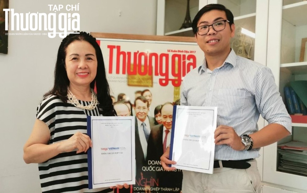 Tạp chí Thương Gia hợp tác cùng Công ty công nghệ VietnamPedia