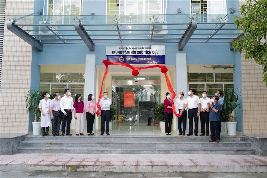 Trung tâm hồi sức tích cực tại Bắc Ninh do Sun Group tài trợ lắp đặt chính thức vận hành