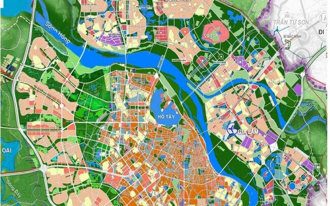 Điều chỉnh tổng thể Quy hoạch chung xây dựng Thủ đô Hà Nội tầm nhìn đến năm 2050
