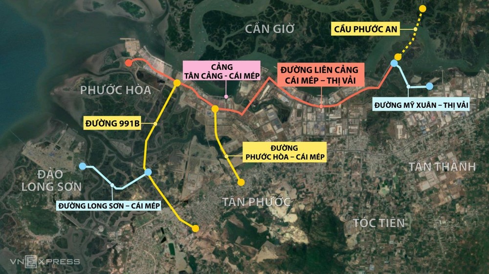 Bình Phước: Kết nối giao thông Cảng Cái Mép – Thị Vải với sân bay Long Thành