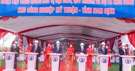Đầu tư hơn 1.600 tỷ đồng xây dựng hạ tầng KCN Mỹ Thuận, Nam Định
