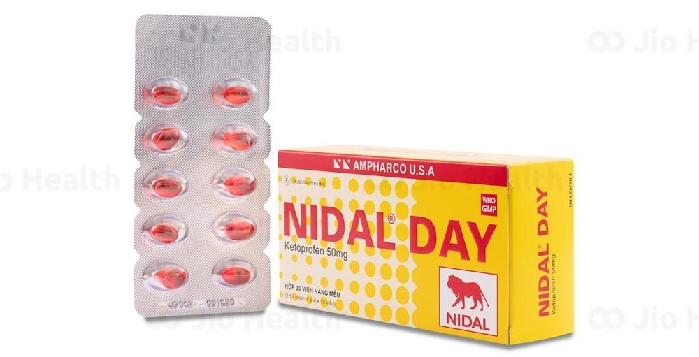 Lô thuốc viên nang mềm Nidal Day bị thu hồi vì kém chất lượng