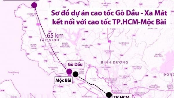 Tây Ninh được giao triển khai thực hiện cao tốc Gò Dầu – Xa Mát hơn 5.100 tỷ đồng
