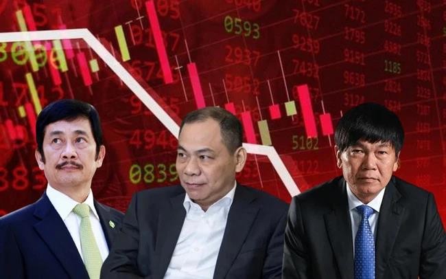 Trên thị trường chứng khoán, các đại gia Việt bị thổi bay 1,4 tỷ USD chỉ trong 1 tuần