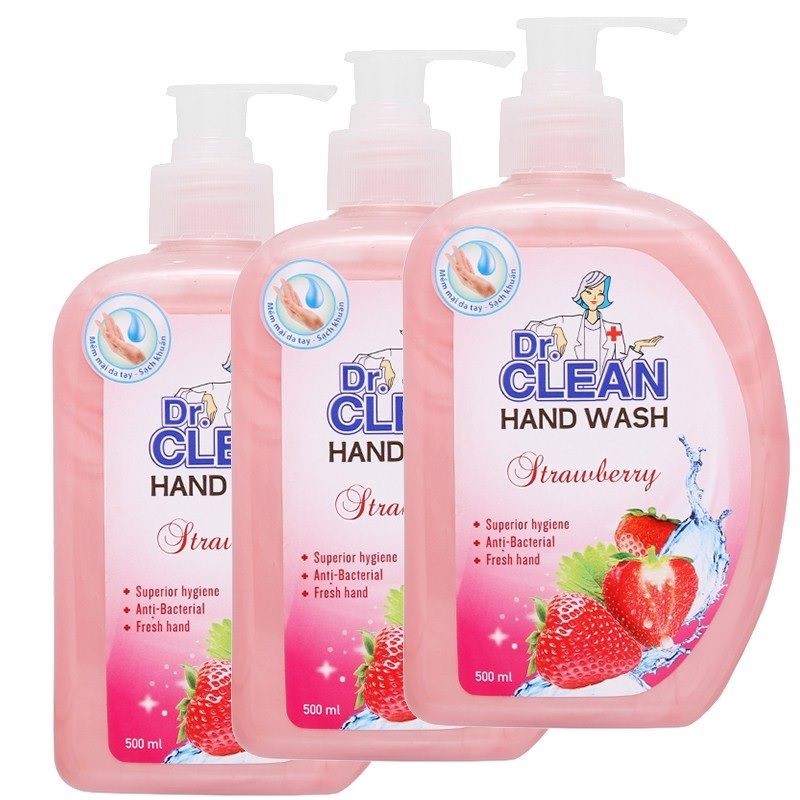 Thu hồi toàn quốc Sữa rửa tay sạch khuẩn Dr. Clean Hương dâu