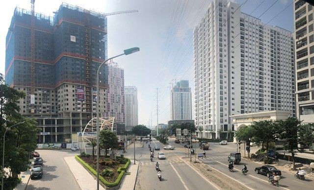 Hàng loạt vi phạm trong xây dựng cao ốc trên đường Lê Văn Lương – Hà Nội
