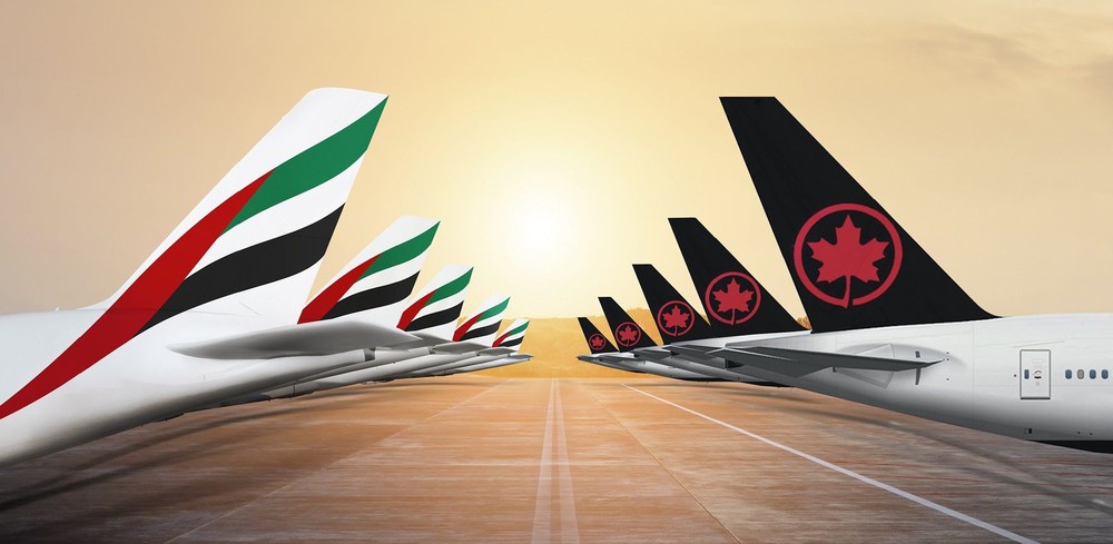 Emirates và Air Canada thiết lập quan hệ đối tác chiến lược