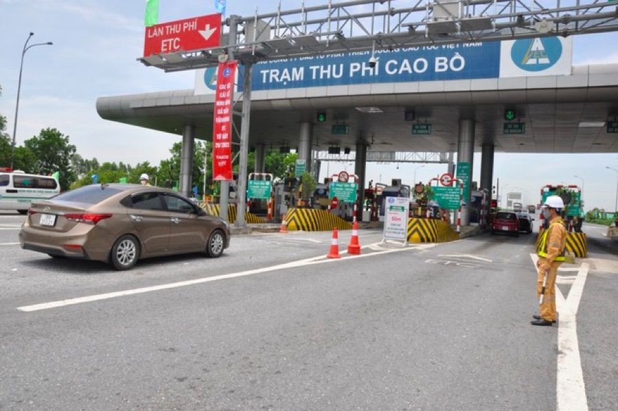 Chính thức thu phí ETC trên toàn tuyến Cầu Giẽ - Ninh Bình
