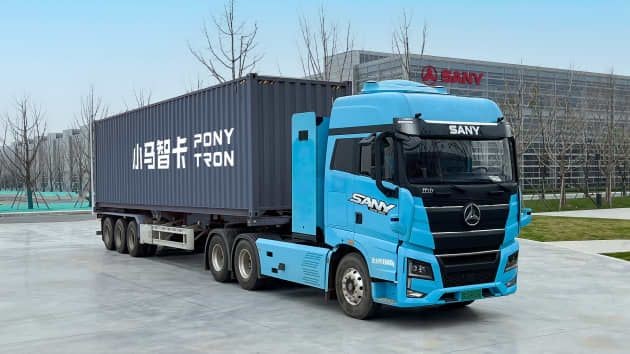Startup Pony.ai có kế hoạch sản xuất hàng loạt xe tải robot ở Trung Quốc