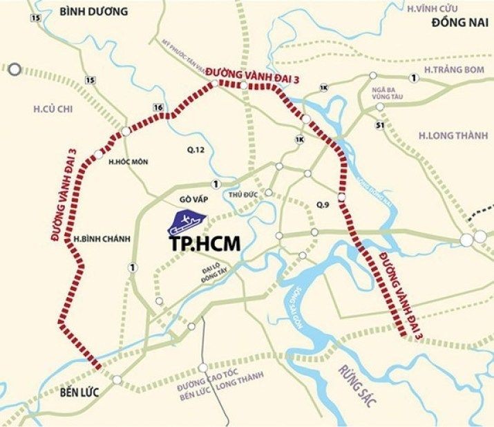 Đường Vành đai 3 TP. HCM sẽ khởi công vào tháng 6/2023
