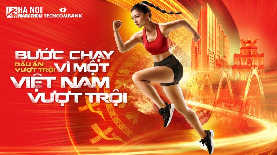 Giải chạy Hà Nội Marathon Techcombank lần đầu tiên cùng thông điệp “dấu ấn vượt trội”