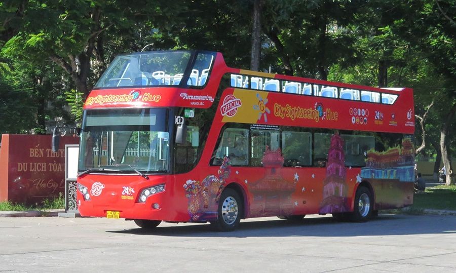 Huế đưa tuyến xe buýt 2 tầng chuẩn quốc tế phục vụ du khách