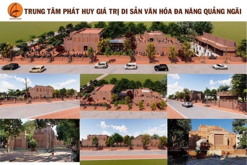 Dự án Trung tâm Phát huy giá trị di sản văn hóa đa năng Quảng Ngãi có 2 hạng mục phải tháo dỡ