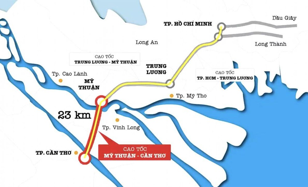 Bộ GTVT yêu cầu đảm bảo thông xe cao tốc Mỹ Thuận - Cần Thơ trước ngày 30/4/2023