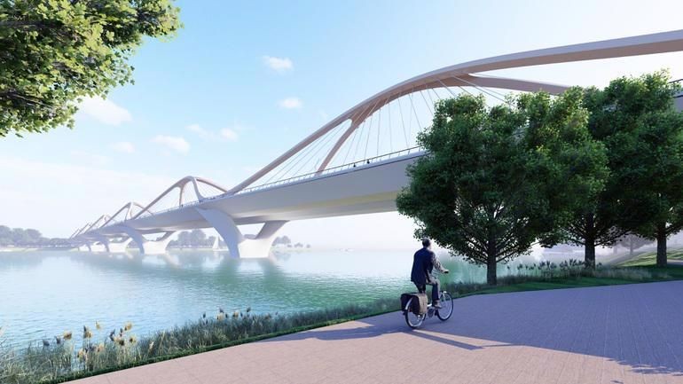 Hà Nội “thúc” tiến độ xây cầu Trần Hưng Đạo 8.670 tỷ đồng
