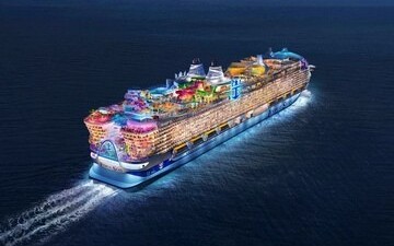 Siêu du thuyền Icon of the Seas: Công viên trên biển lớn nhất thế giới sẽ đón khách từ 1/2024