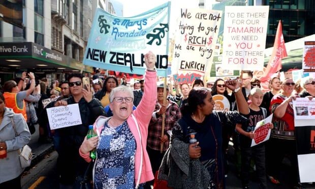 50.000 giáo viên biểu tình tại các trường học New Zealand