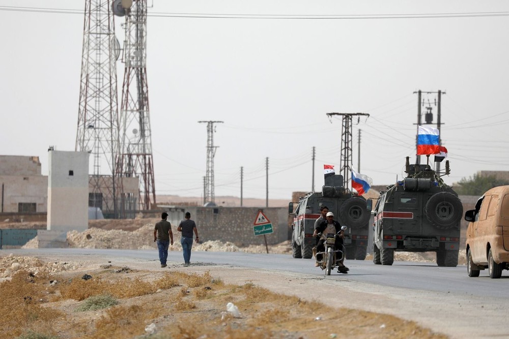 Quân đội Nga tuần tra tại biên giới Thổ Nhĩ Kỳ - Syria sau khi Hoa Kỳ rút quân