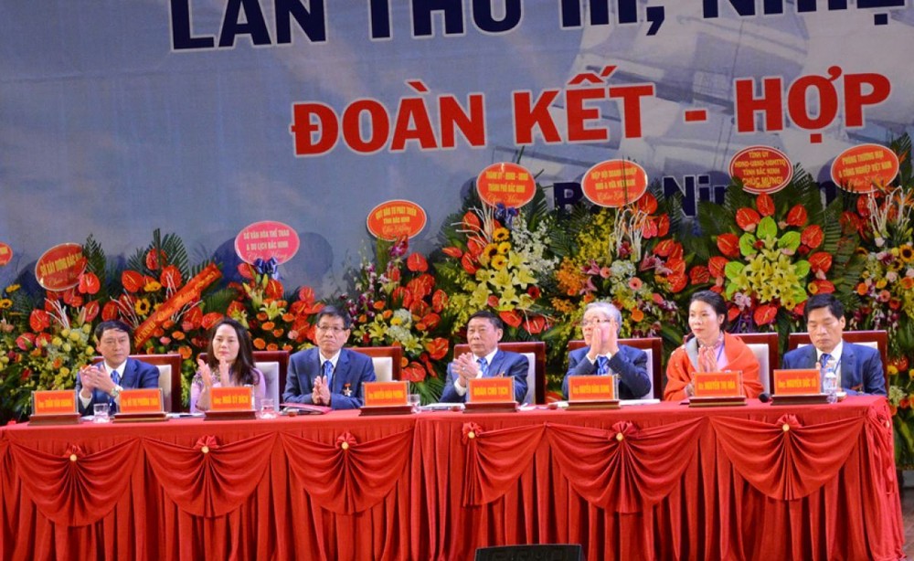 Ông Nguyễn Nhân Phượng tái đắc cử Chủ tịch Hiệp hội DNNVV tỉnh Bắc Ninh