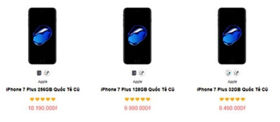 iPhone 7, iPhone 7 Plus giảm giá mạnh, về dưới mốc 6 triệu đồng