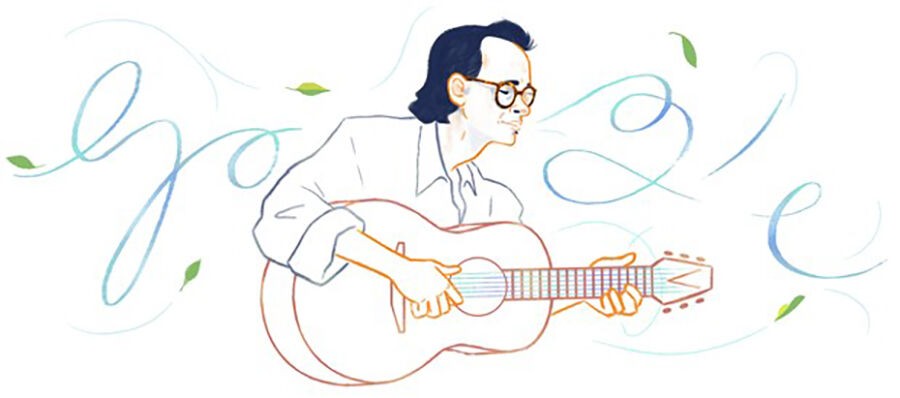 Nhạc sỹ Trịnh Công Sơn được tôn vinh trên Google Doodles