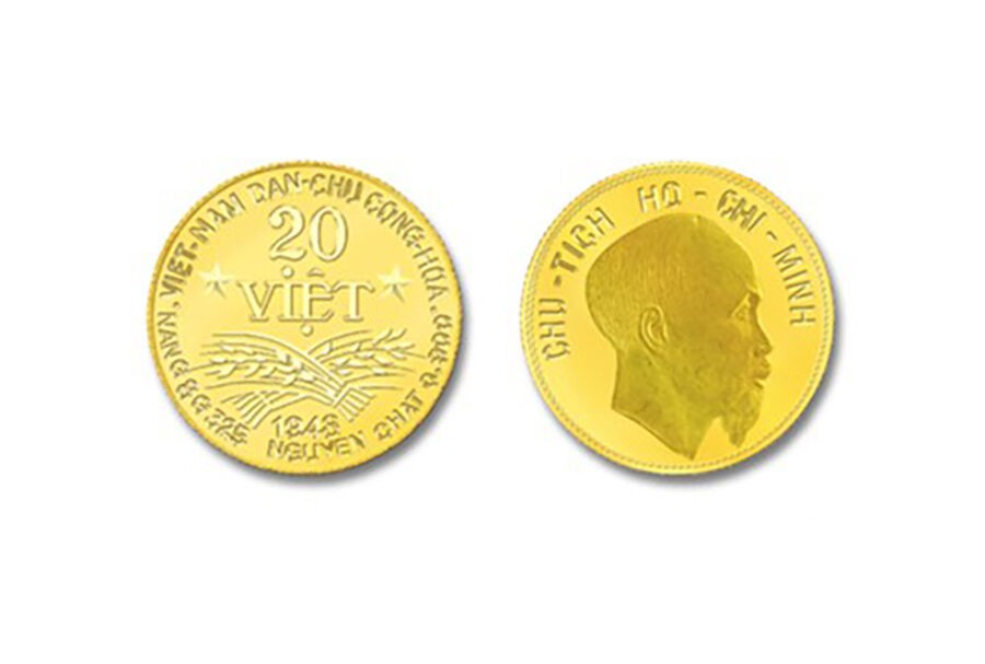 Ra mắt đồng tiền vàng bản vị Việt theo nguyên mẫu năm 1948