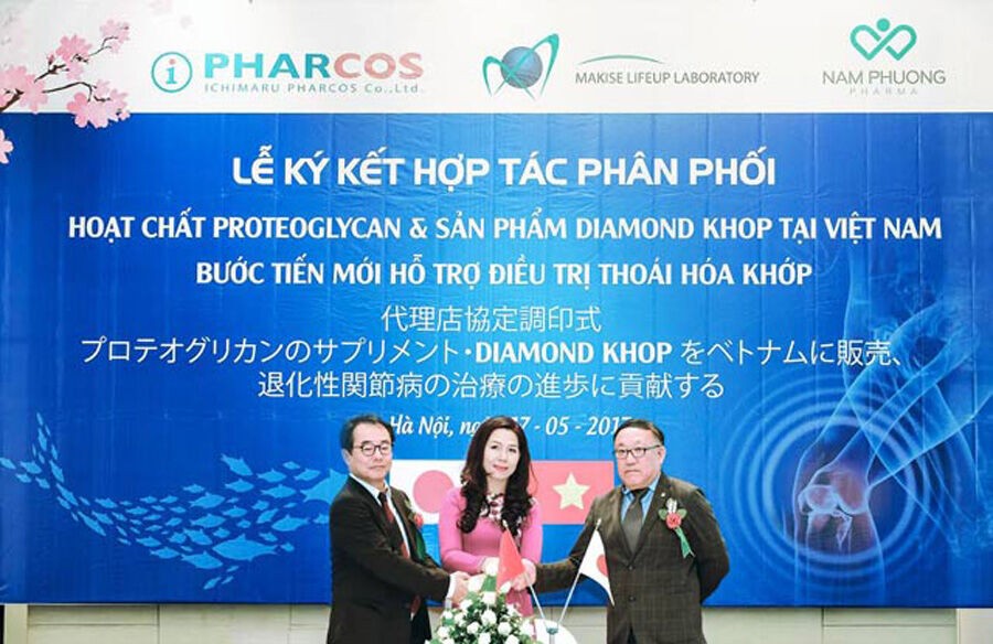 Nam Phương pharma hợp tác với Ichimaru phân phối hoạt chất Proteolycan