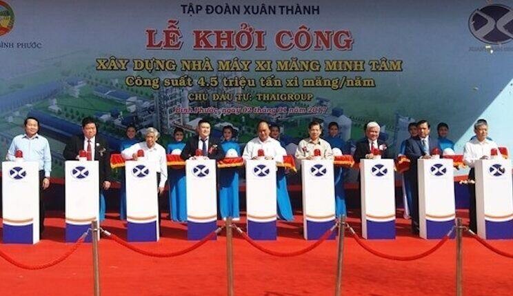 ThaiGroup khởi công Nhà máy Xi măng Bình Phước 12 nghìn tỷ đồng