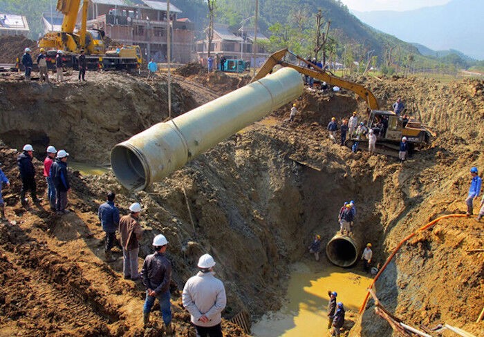 Quyết định huỷ gói thầu mua đường ống nước Trung Quốc