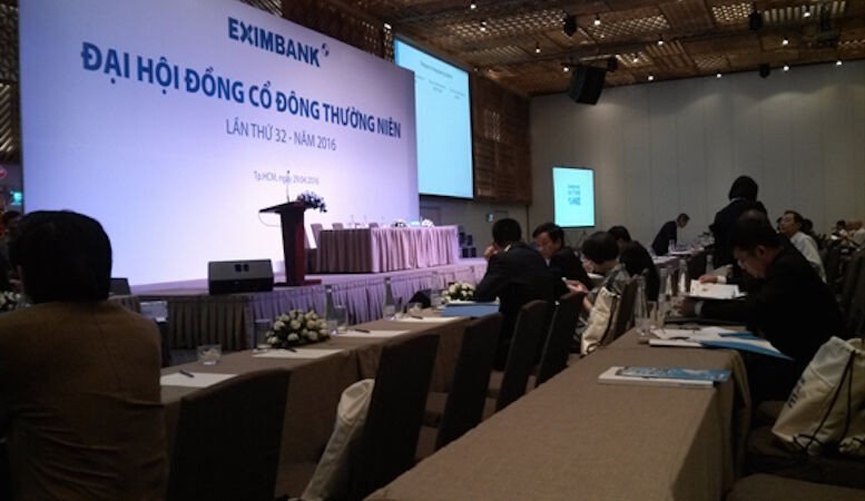 Eximbank mời họp ĐHCĐ lần 2 vào ngày 24/5